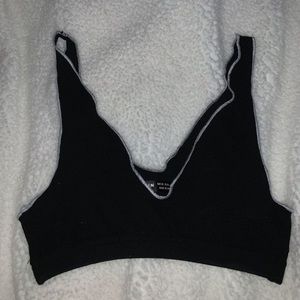 Shein V Neck Ribbed Top